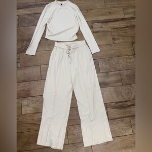 Elegant Cream Women's Lounge Set